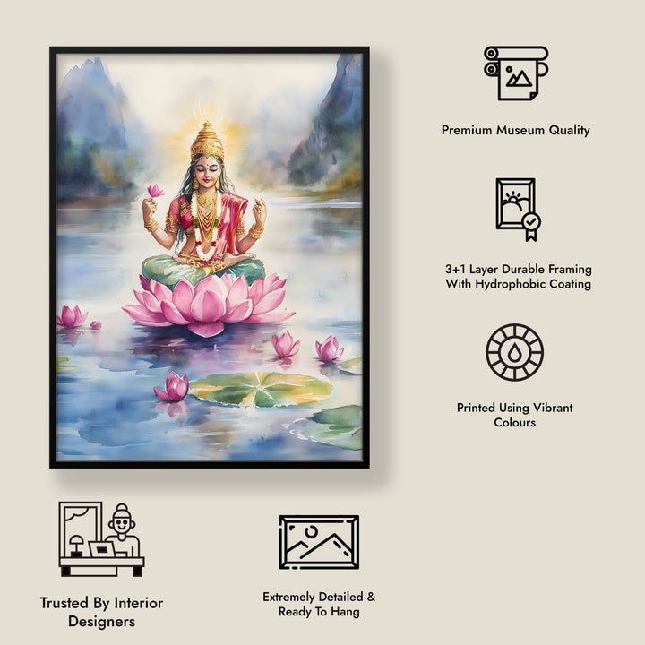 goddess-lakshmi-in-lake-vastu-painting