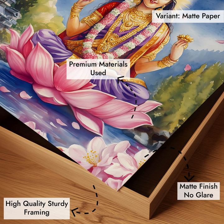 Goddess Laxmi Blessing - Vastu Painting