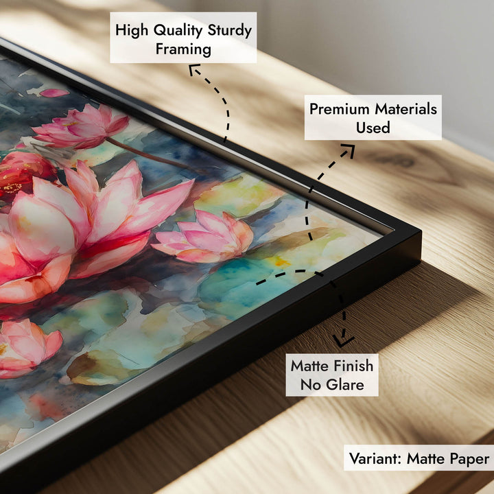 Goddess Laxmi amongst Lotuses - Vastu Painting