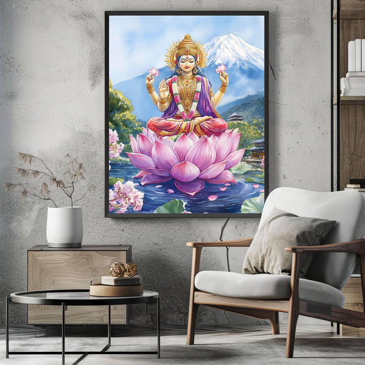 goddess-laxmi-in-himalaya-vastu-painting