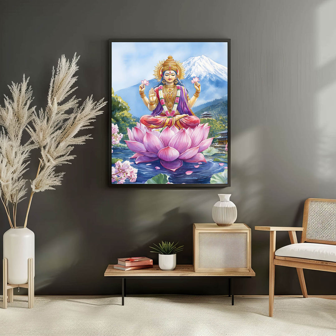 goddess-laxmi-in-himalaya-vastu-painting