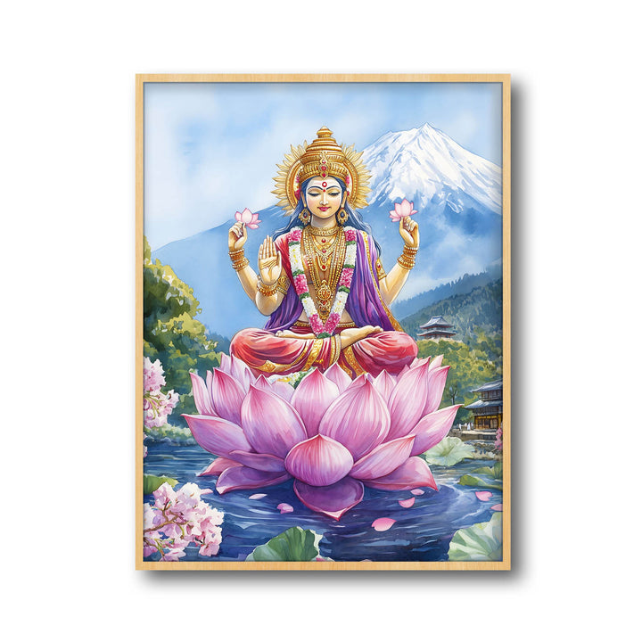 goddess-laxmi-in-himalaya-vastu-painting