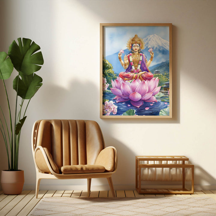 goddess-laxmi-in-himalaya-vastu-painting