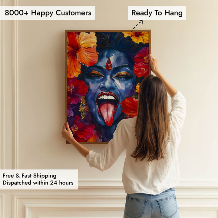 Goddess MahaKali  - Vastu Painting