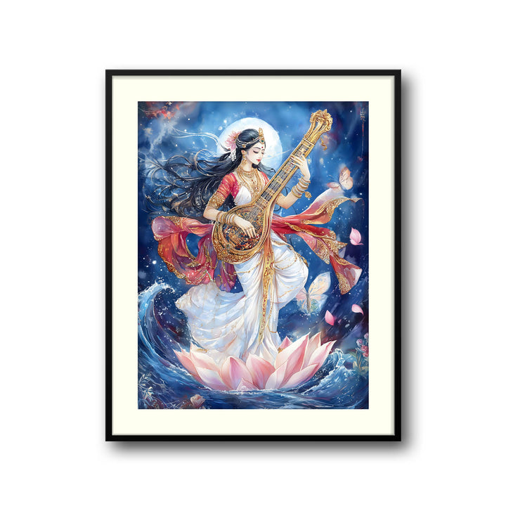 goddess-saraswati-dancing-vastu-painting
