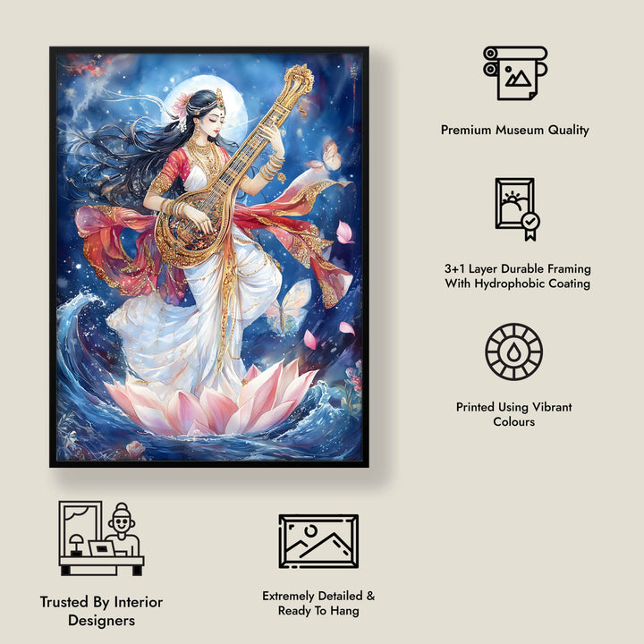 goddess-saraswati-dancing-vastu-painting