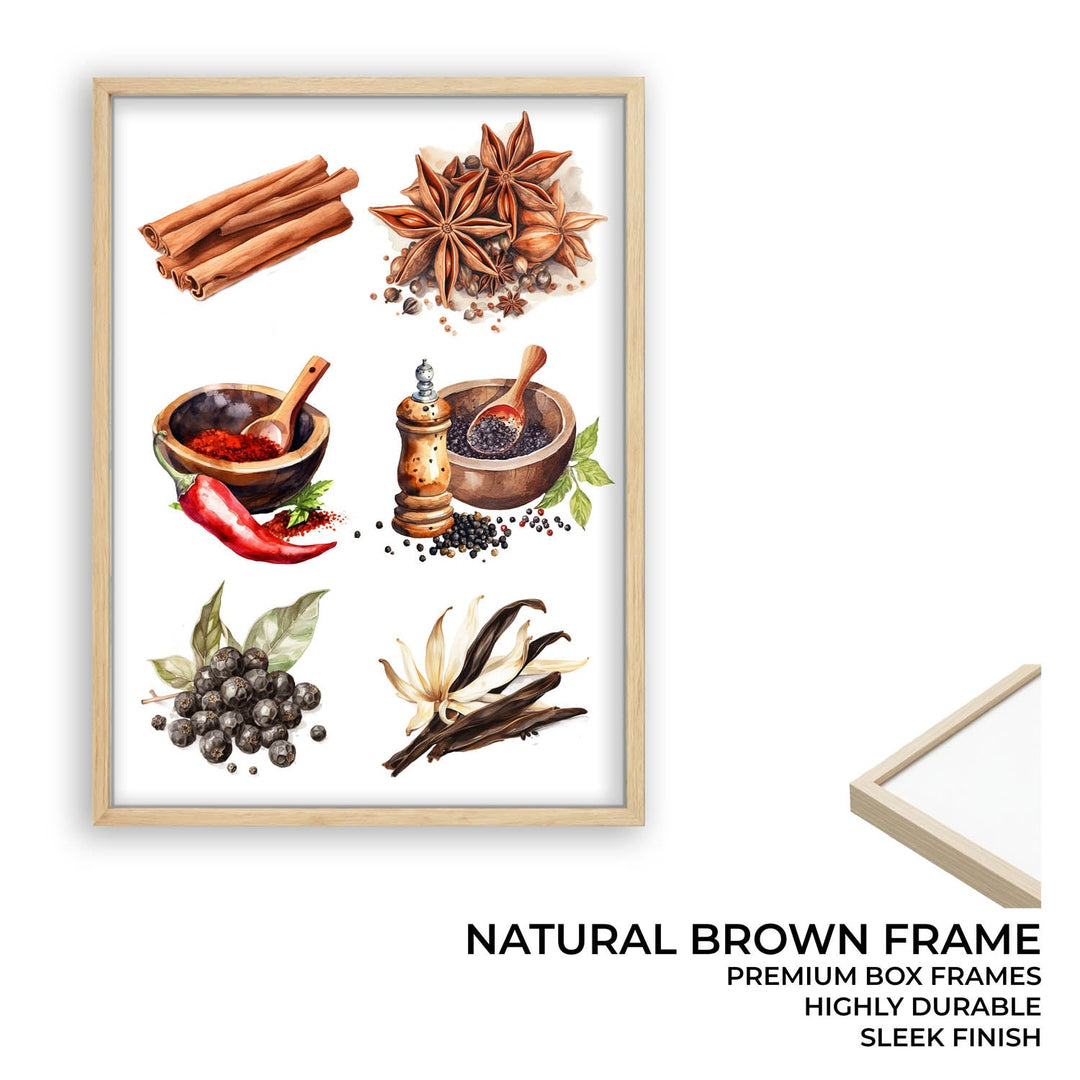 The spice story Kitchen wall art