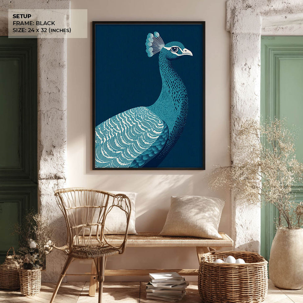 Blue Peacock