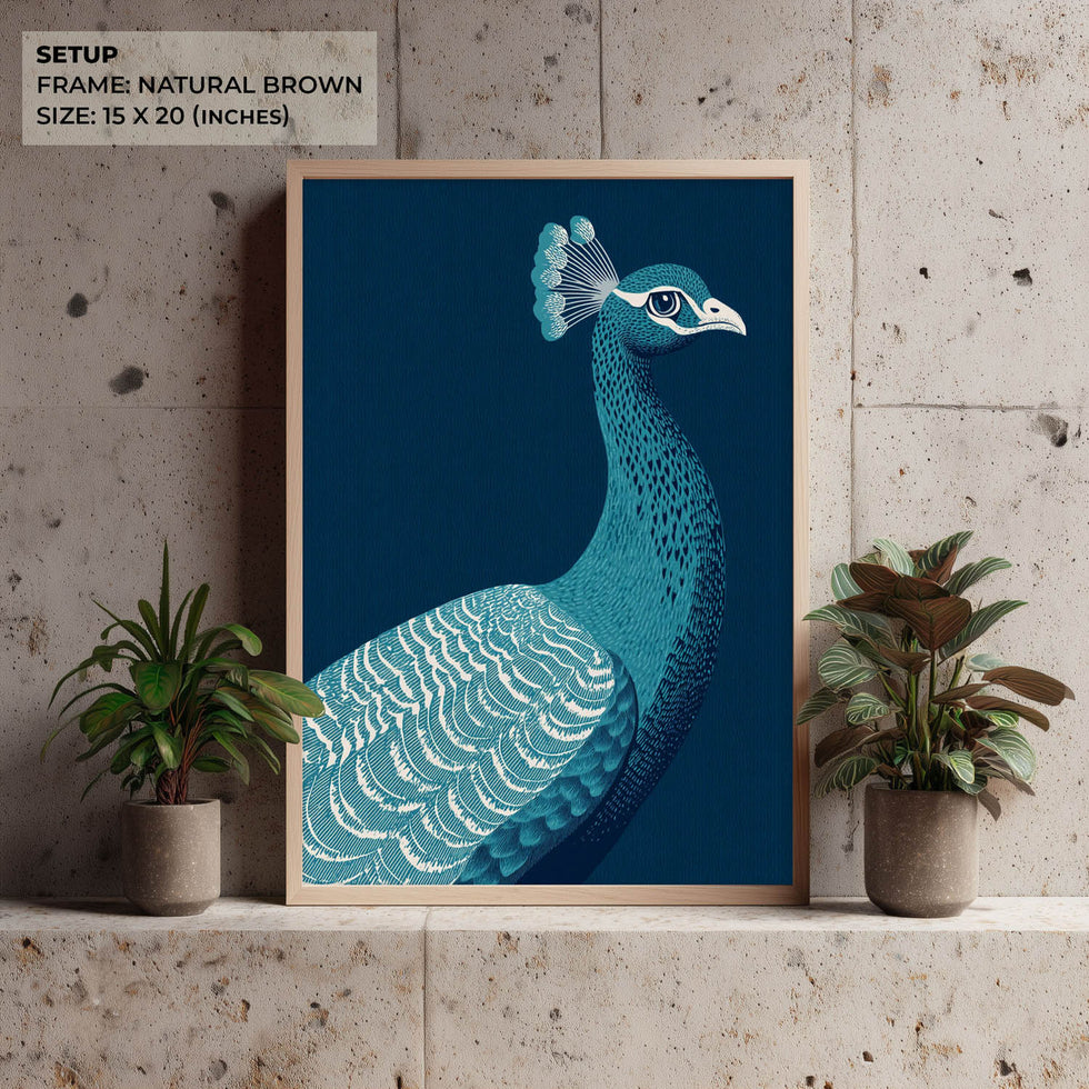 Blue Peacock