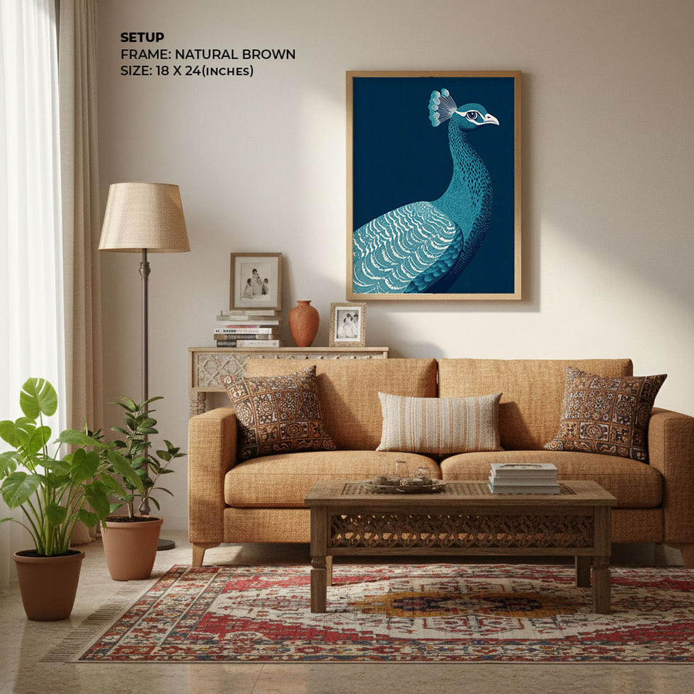 Blue Peacock