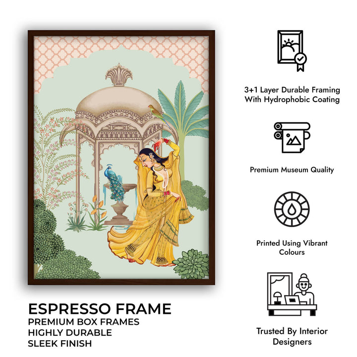 Dancing Woman - Mughal Art