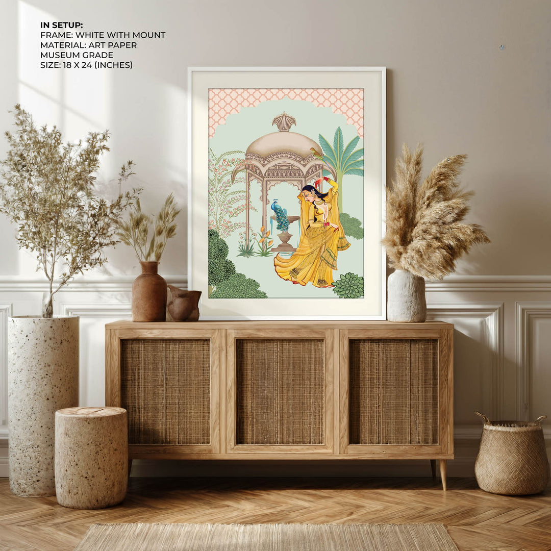 Dancing Woman - Mughal Art