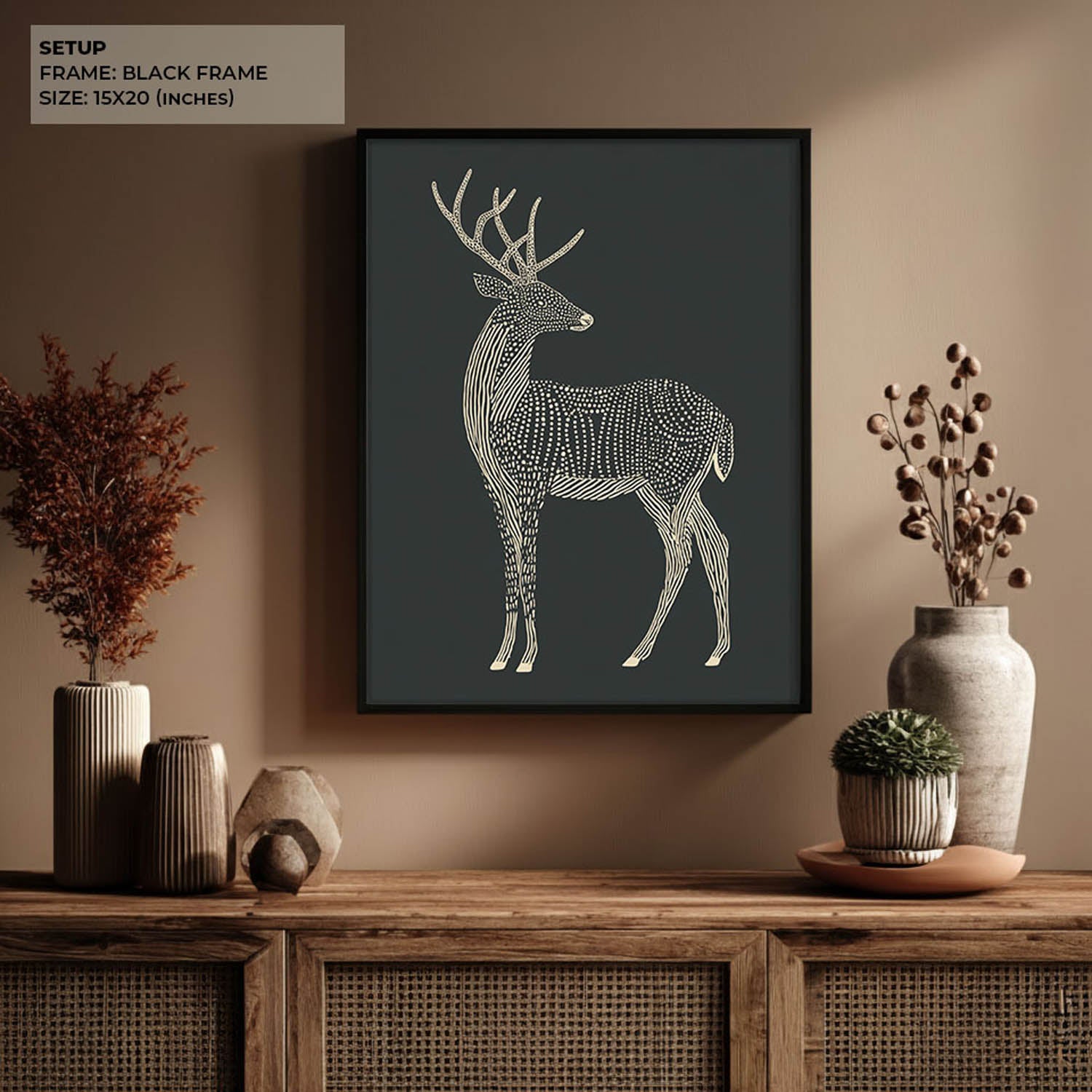 Forest Deer Sketch
