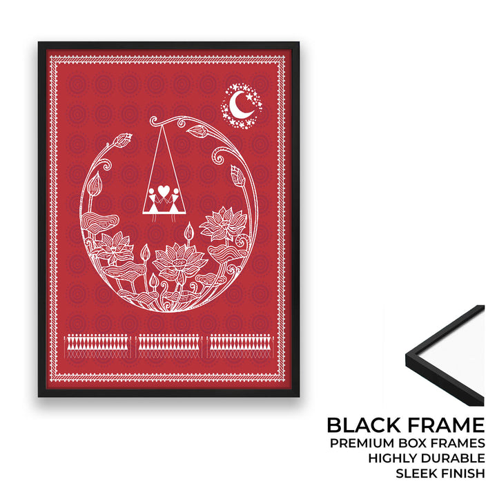 Harmonious Love - Warli Art