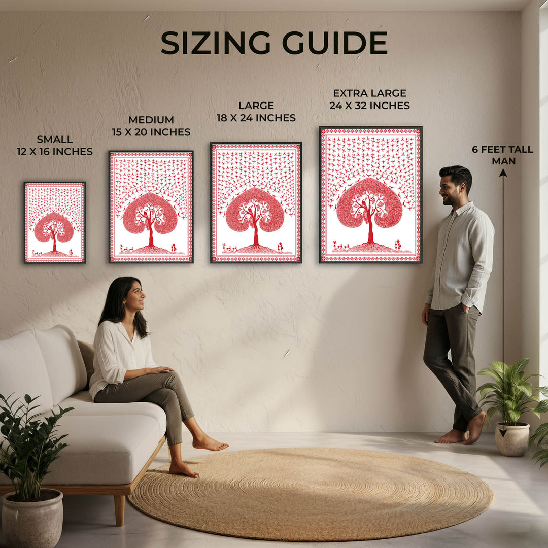 Natures Harmony - Warli Art