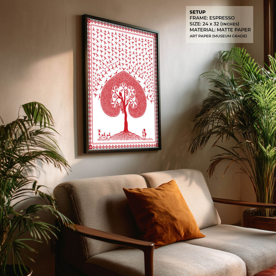 Natures Harmony - Warli Art