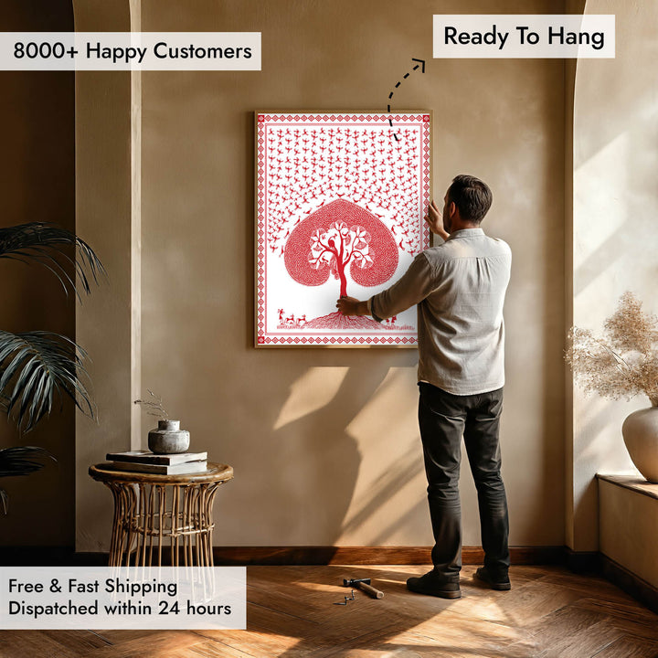 Natures Harmony - Warli Art