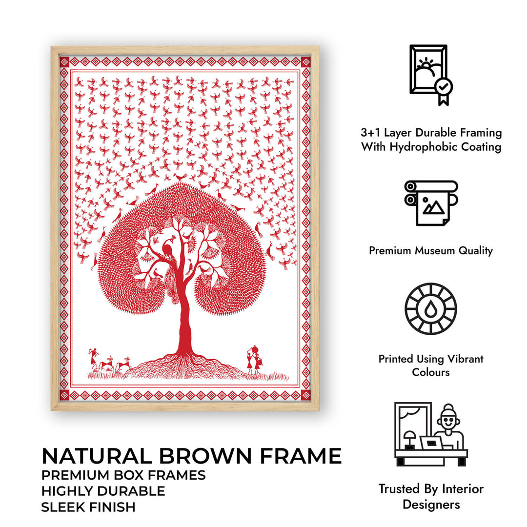 Natures Harmony - Warli Art