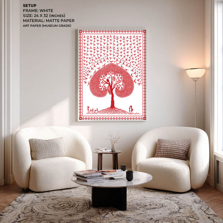 Natures Harmony - Warli Art