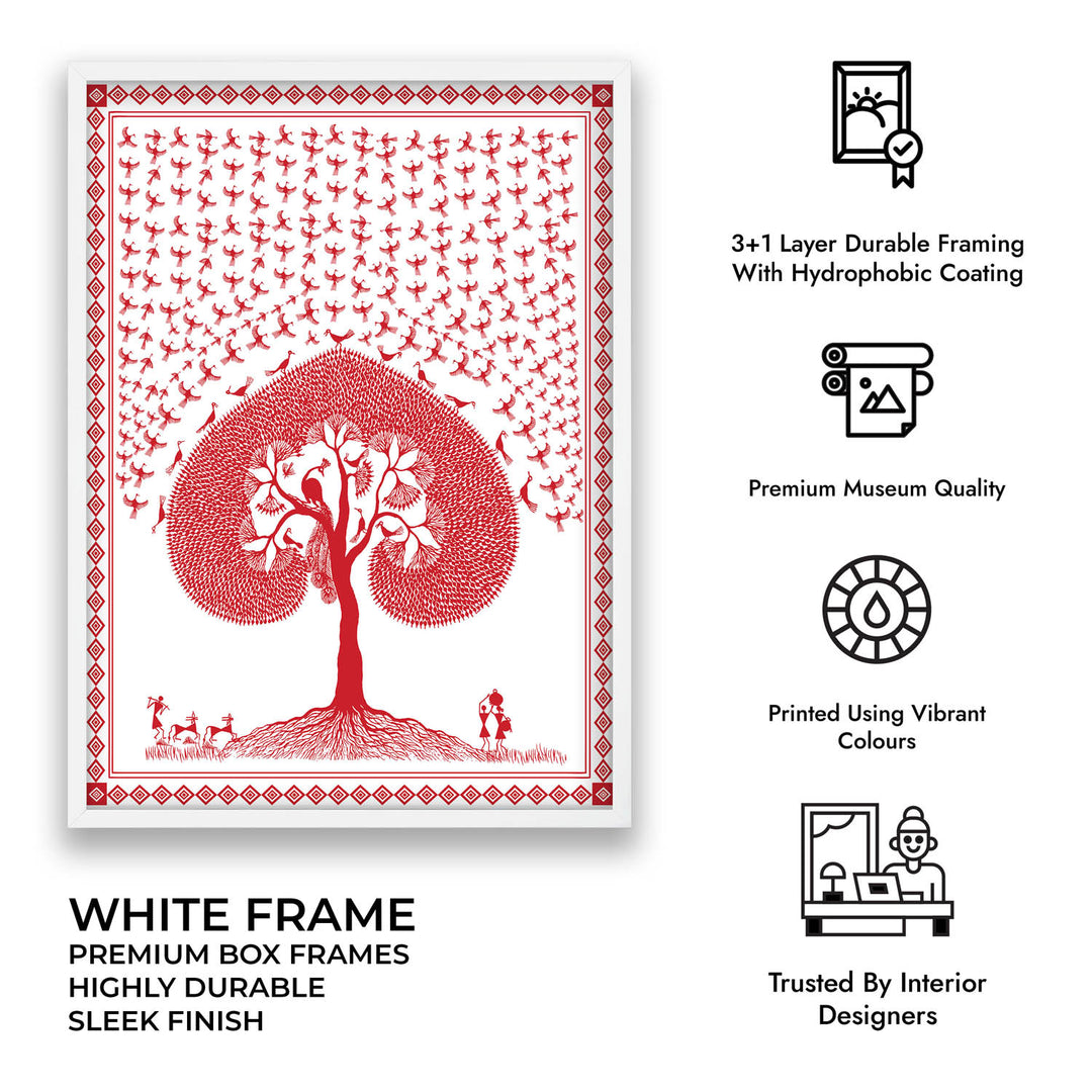 Natures Harmony - Warli Art