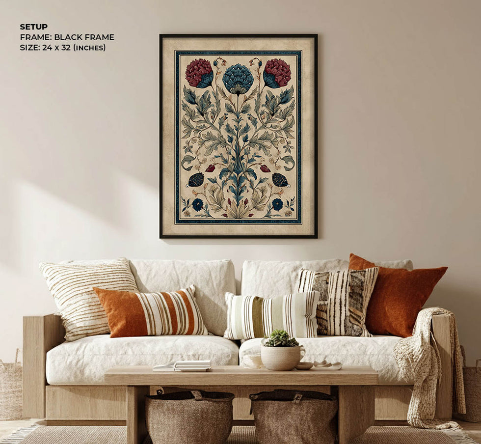 Ornate Floral Frame