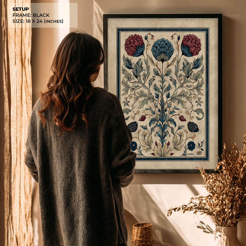 Ornate Floral Frame