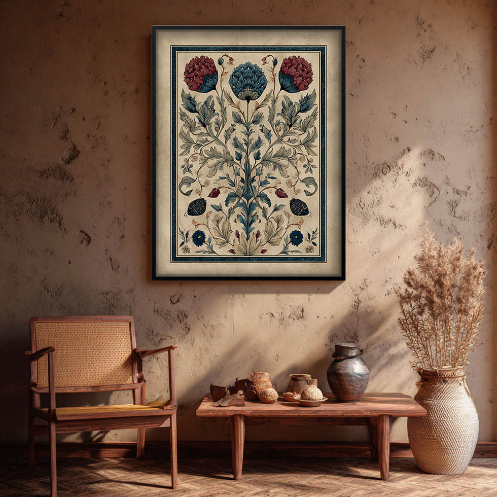 Ornate Floral Frame