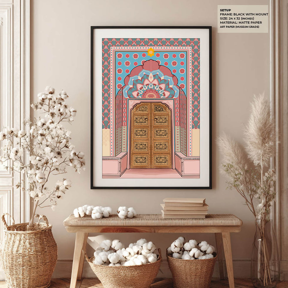 Palace Gates - Mughal Art