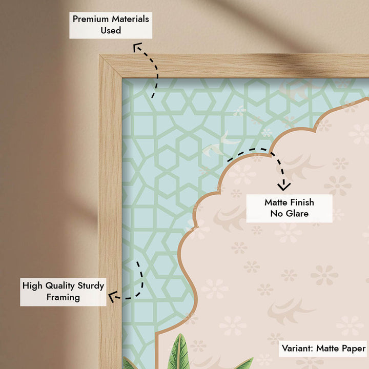 Peacock In Garden - Mughal Art