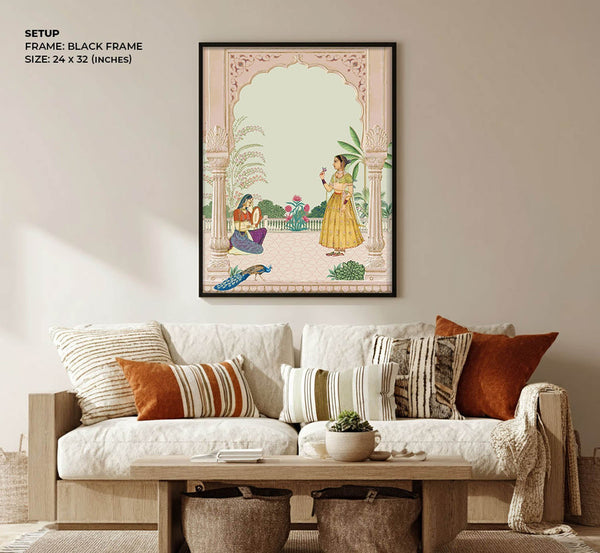 queen-mughal-art