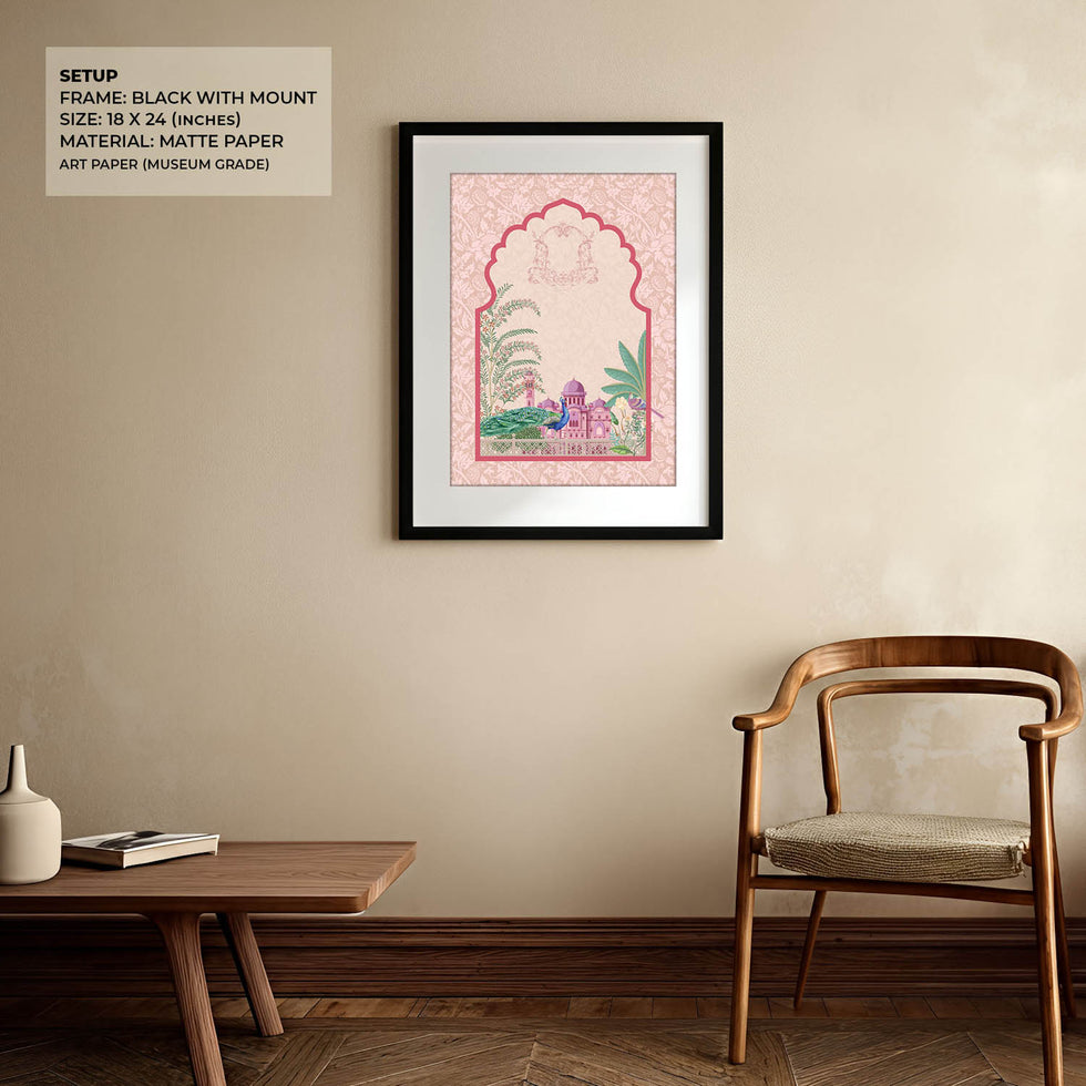 The Pink City - Jharokha Art