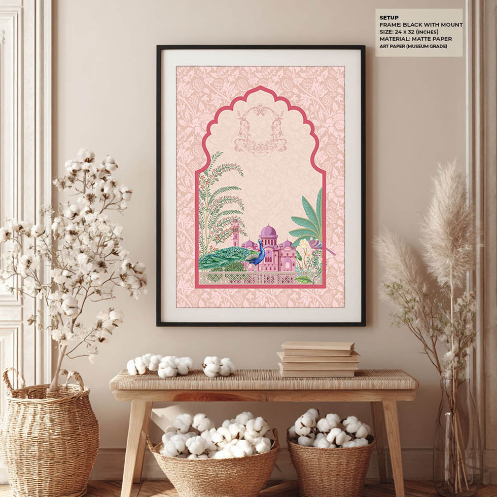 The Pink City - Jharokha Art