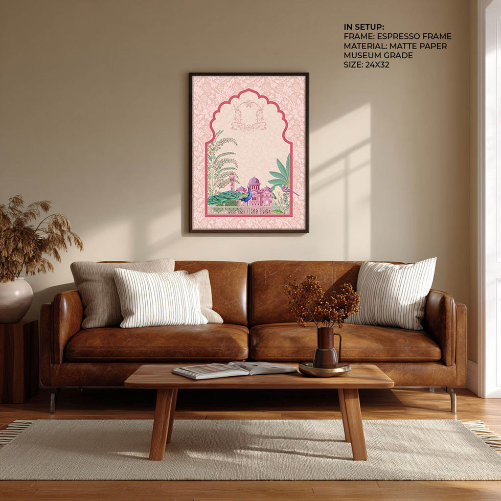 The Pink City - Jharokha Art
