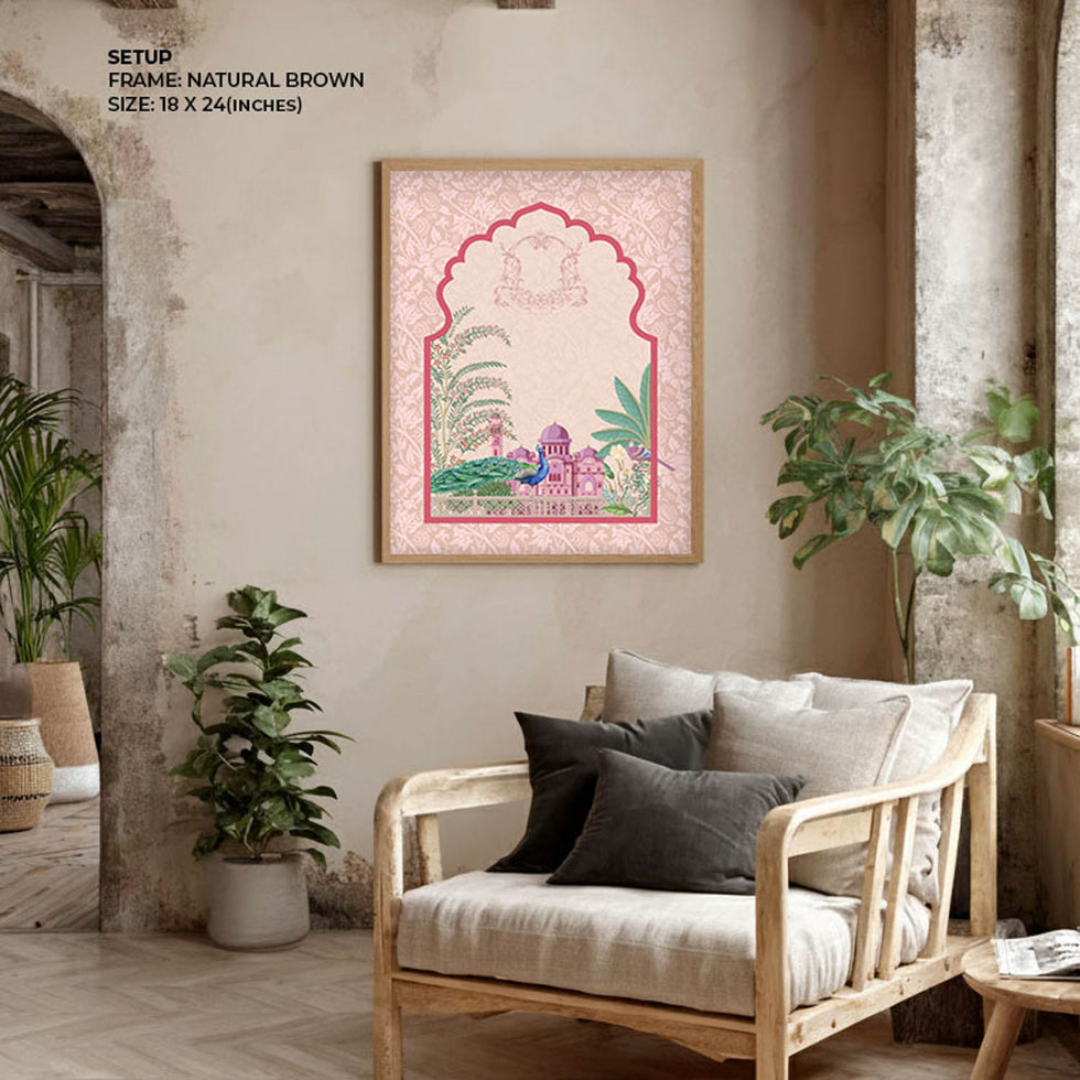 The Pink City - Jharokha Art
