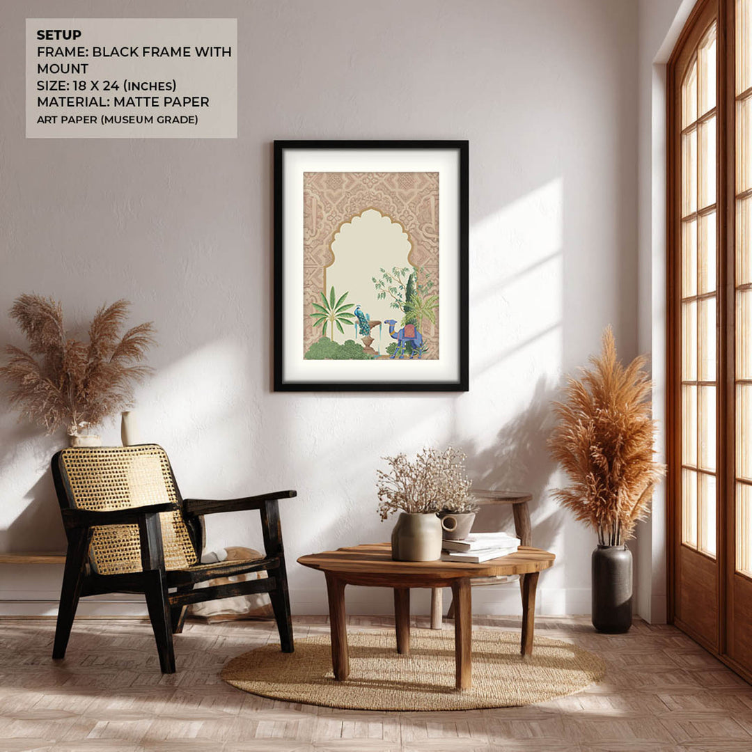 Thirsty Camel - Jharokha Art