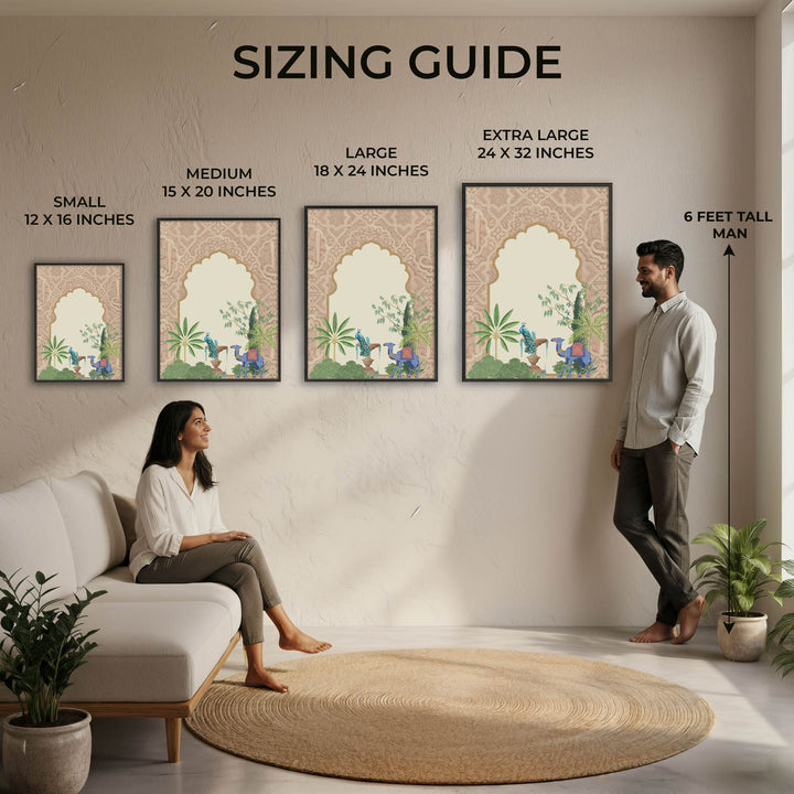 Thirsty Camel - Jharokha Art