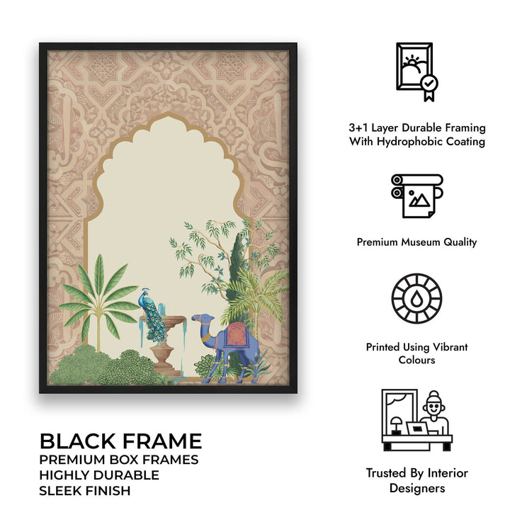 Thirsty Camel - Jharokha Art