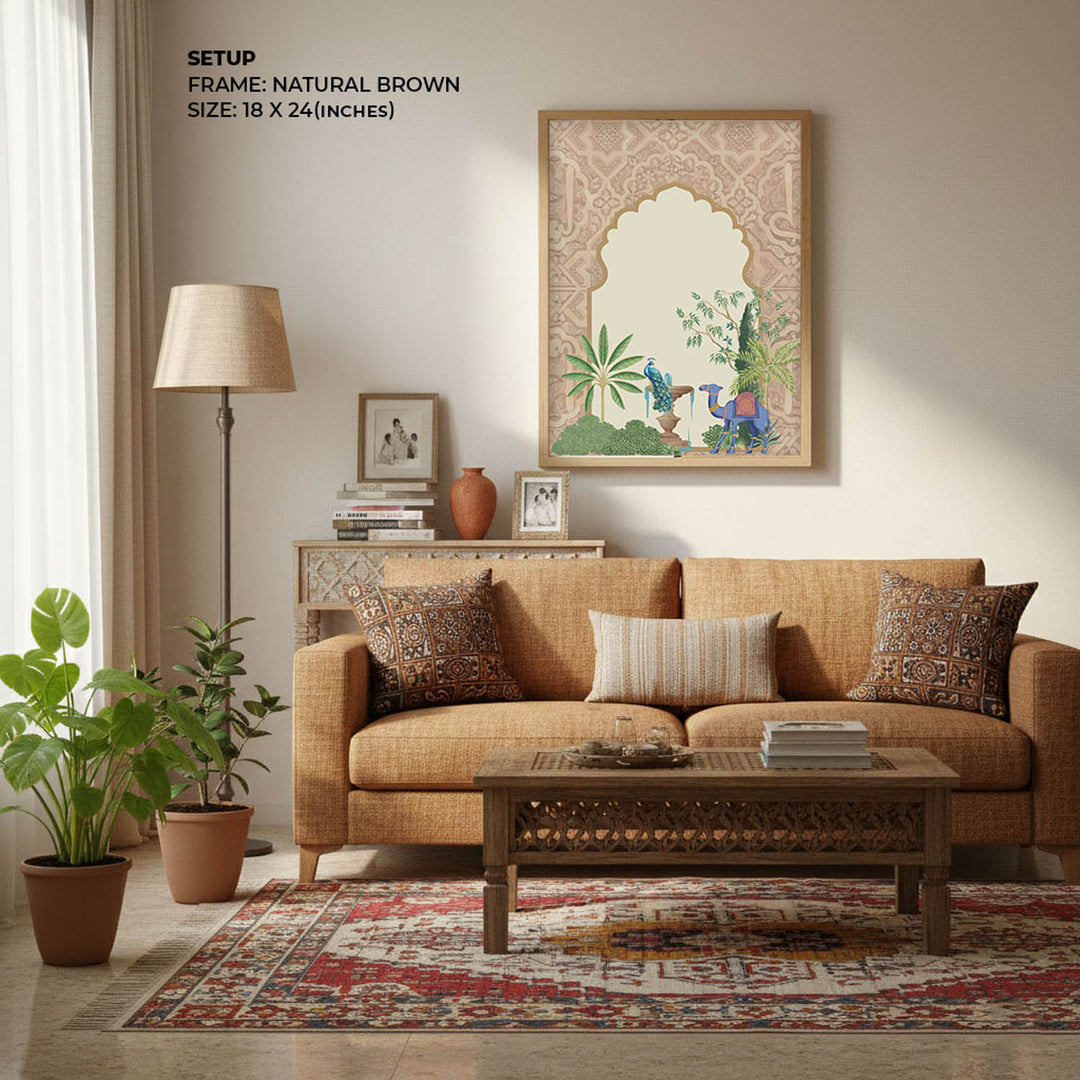 Thirsty Camel - Jharokha Art