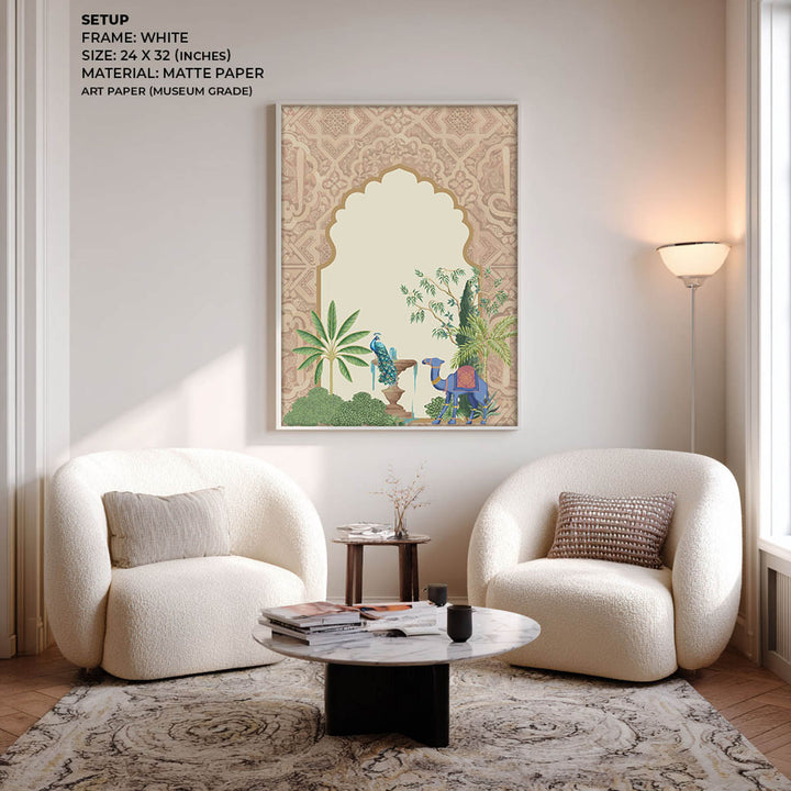 Thirsty Camel - Jharokha Art