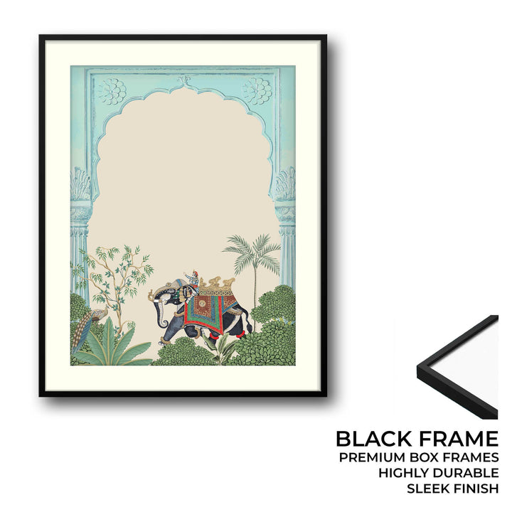 Traditional Indian Elephant - Jharokha Art