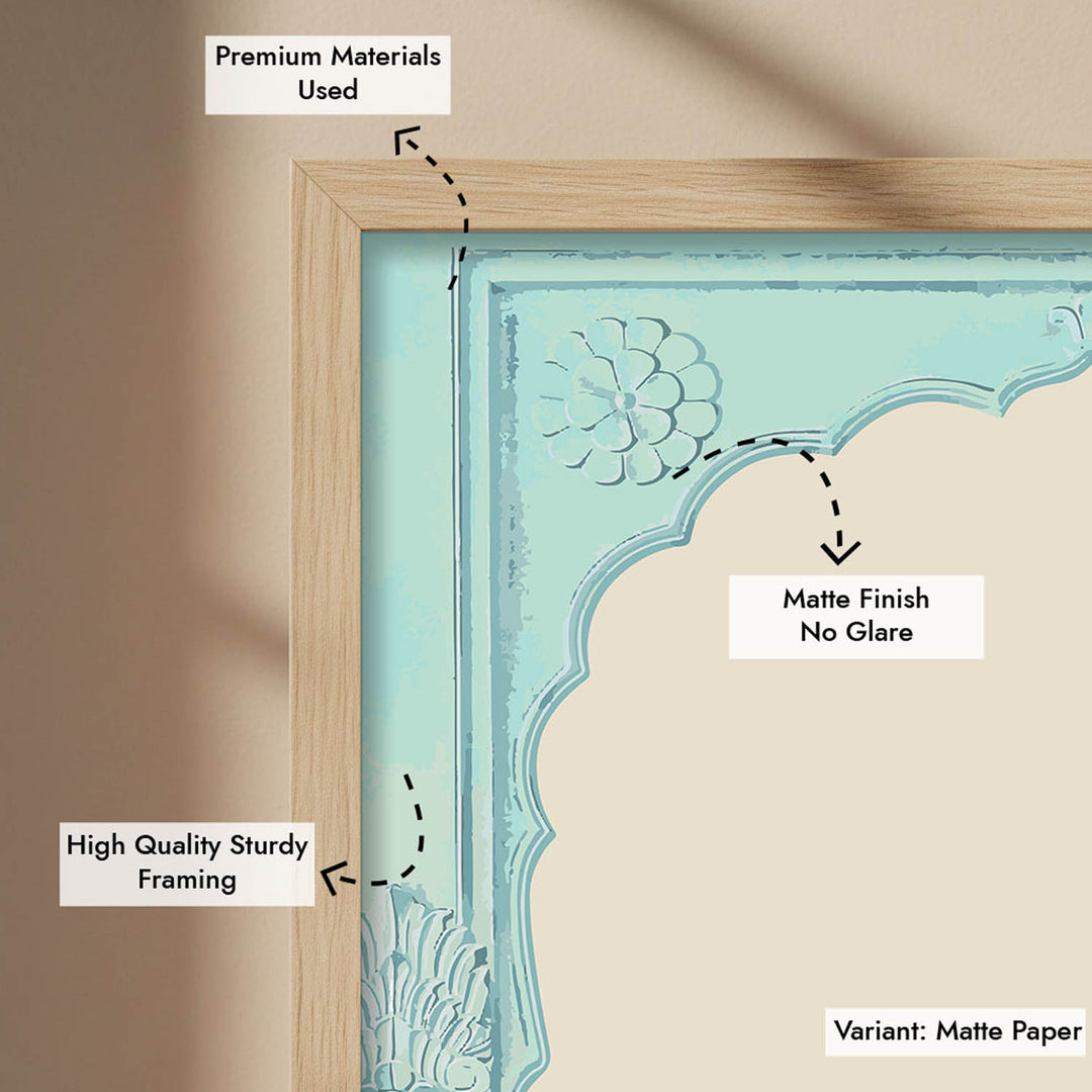 Traditional Indian Elephant - Jharokha Art