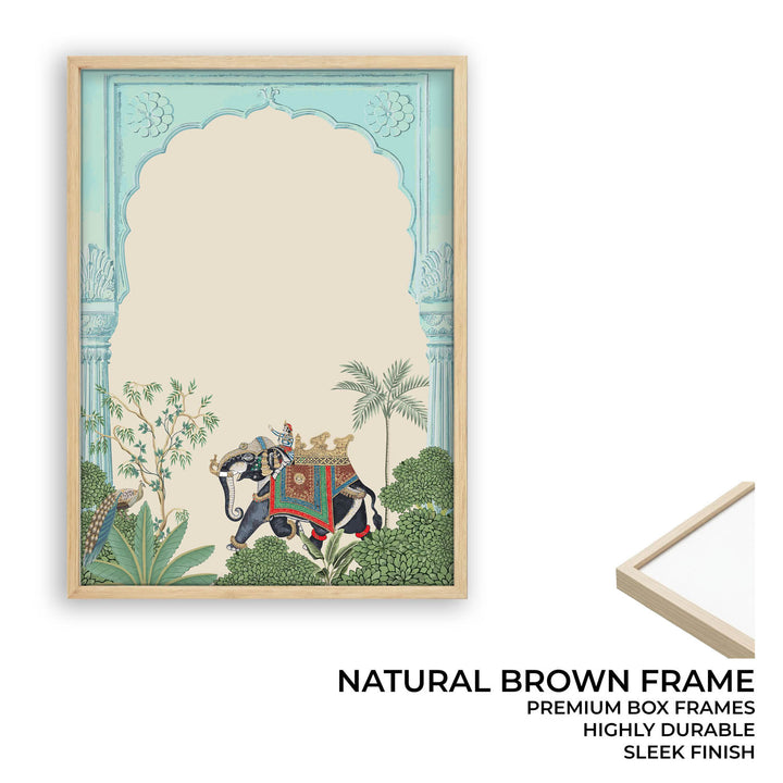 Traditional Indian Elephant - Jharokha Art