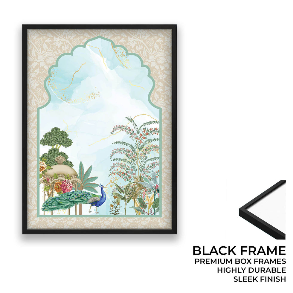 Traditional Mughal Garden - Jharokha Art
