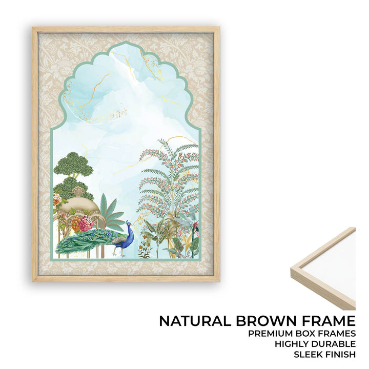 Traditional Mughal Garden - Jharokha Art