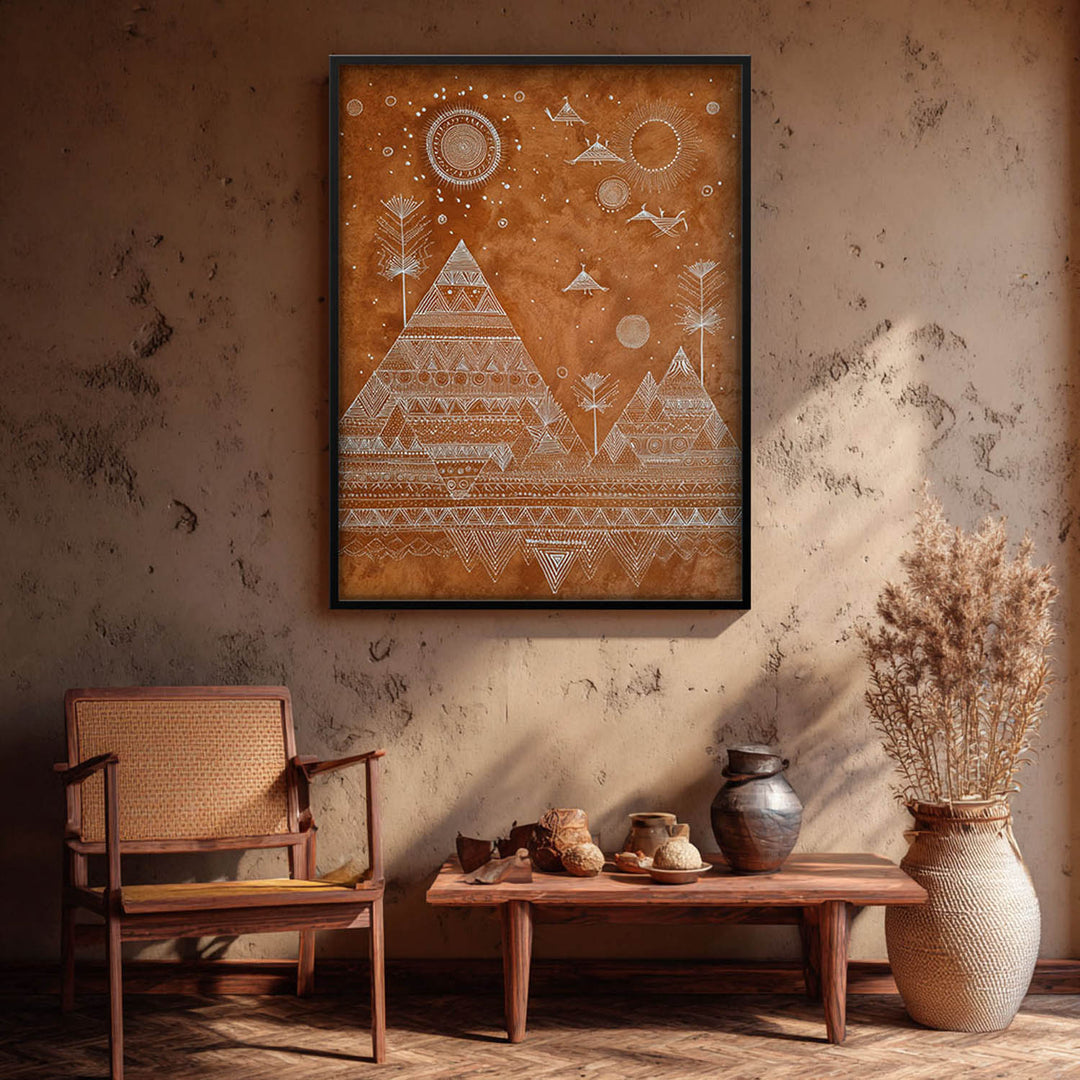 Tribal Night Landscape