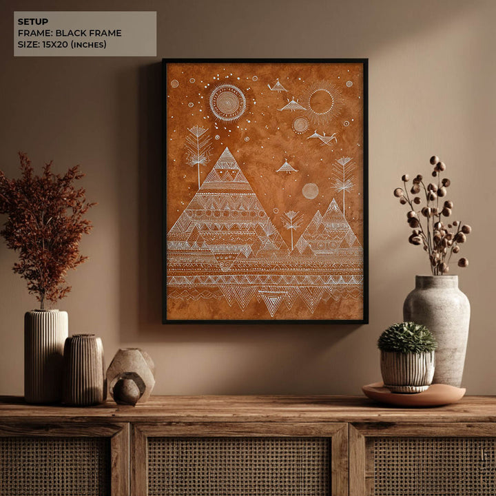 Tribal Night Landscape