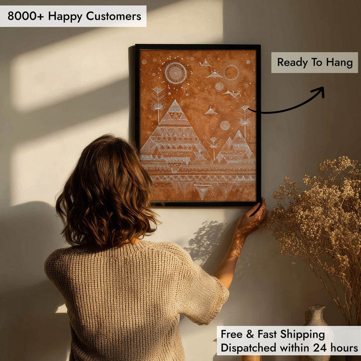 Tribal Night Landscape