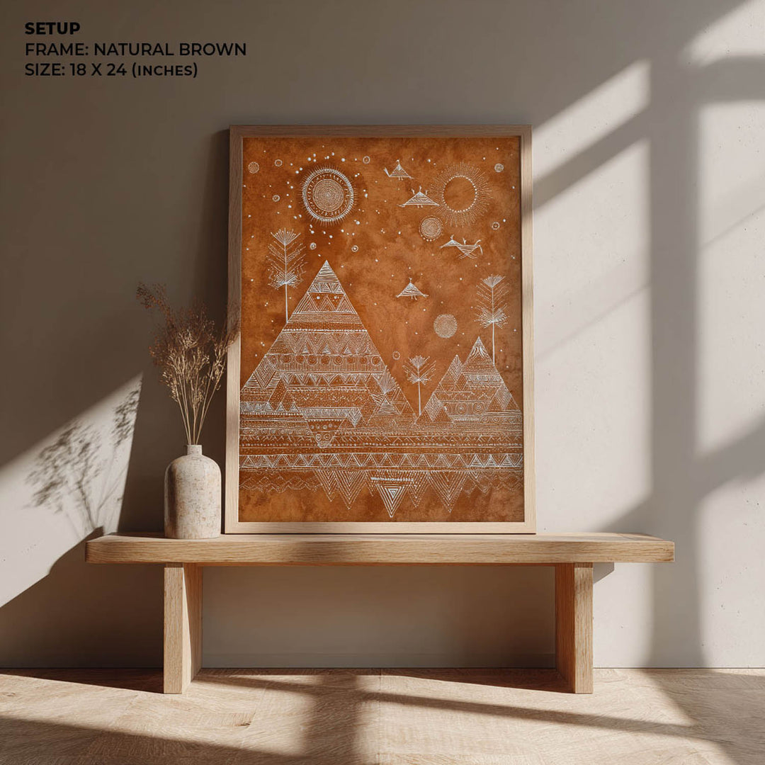 Tribal Night Landscape