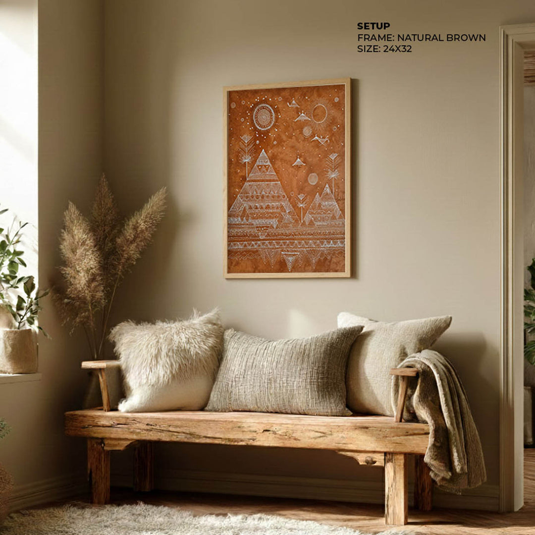 Tribal Night Landscape