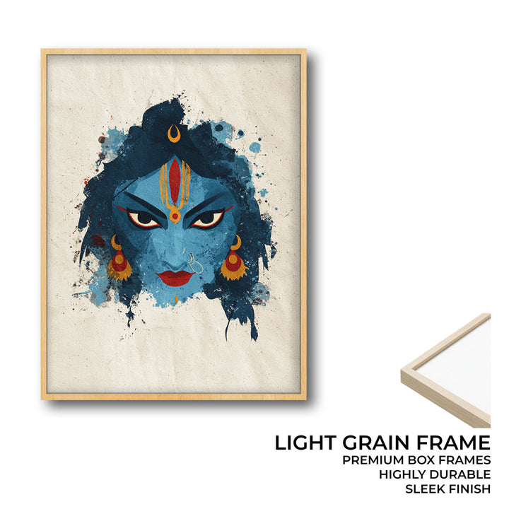 Kali Devi Painting – Fierce Goddess Wall Art